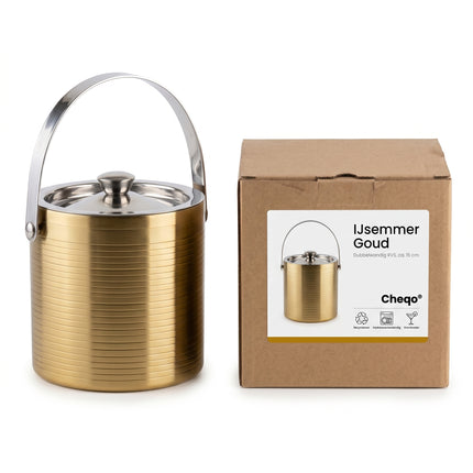 Cheqo® IJsemmer Dubbelwandig RVS - Verpakking