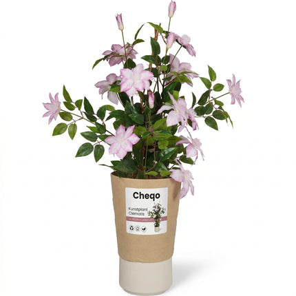 Cheqo® Kunstplant Clematis - Verpakking