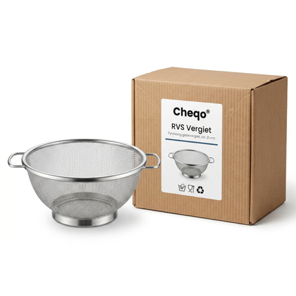 Cheqo® RVS Vergiet / Zeef - Verpakking