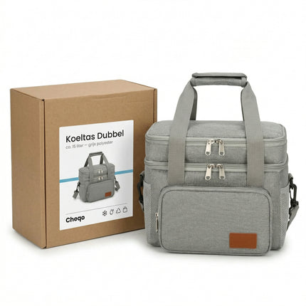 Cheqo Koeltas Lunchtas Dubbel Compartiment - Verpakking