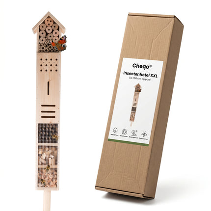 Cheqo® Insectenhotel XXL - Verpakking