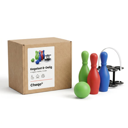 Cheqo® Kegelset 8-Delig - Verpakking