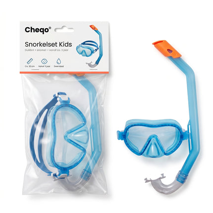 Cheqo® Duikbril met Snorkel - Verpakking