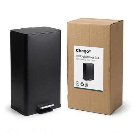 Cheqo® Pedaalemmer 30 Liter - Verpakking