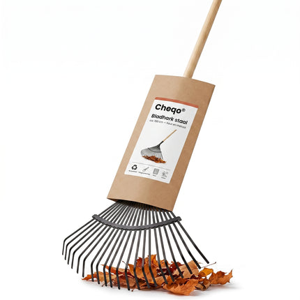 Cheqo® Bladhark met Houten Steel - Verpakking