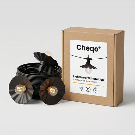 cheqo-lichtsnoer-buiten-lichtslinger-bui - Verpakking