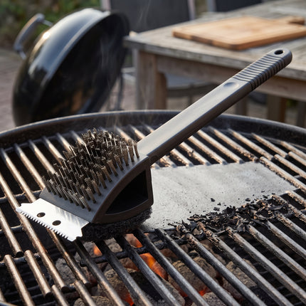 Cheqo® BBQ Borstel 3 in 1 Zwart - Hero Lifestyle