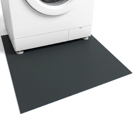 Cheqo® Anti Trillingsmat Wasmachine en Wasdroger - Antislipmat - Trillingsdemper - Geluidsdempende Mat - Anti Vibratiemat - Dempingsmat - Wasmachine Onderlegger - Vloerbeschermingsmat voor Vaatwasser en Fitnessapparaat - Trilmat - Grijs - Hero Studio