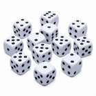 Cheqo® Dobbelstenen Set van 10 - Witte Dobbelstenen - Dobbelsteen - Dobbelstenenset Wit - Speeldobbelstenen - Dobbelsteentjes - Dobbelen - Dobbelspel - Yahtzee - Bordspel - Gezelschapsspel - Spelletjes - Spelletje - Monopoly - Regenwormen - Hero Studio