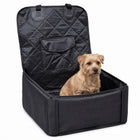Cheqo® Hondenmand Auto - Autostoel Hond - Autostoel voor Honden - Automand Hond - Hondenstoel - Autozitje Hond - voor Achterbank en Voorstoel - voor Kleine en Middelgrote Honden - Puppy - Waterafstotend - Antislip - met Opbergvak - Reismand Hond - Hero Studio