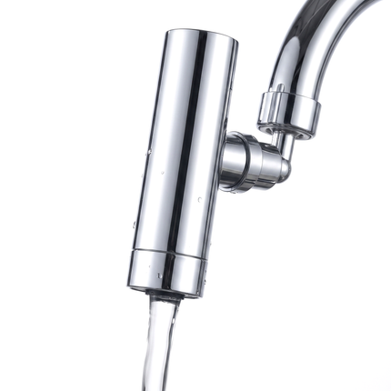 Cheqo® Kraan Opzetstuk - Kraanverlengstuk - Kraankop - Roterende Kraankop met Sproeikop voor Kraan - Draaibare Kraan - Keukenkraan Opzetstuk voor Badkamerkraan - Perlator - Straalregelaar met 3 Standen - Waterbesparend - 360 Graden Draaibaar - Hero Studio v2