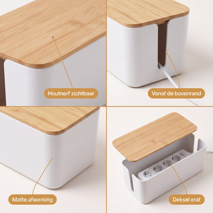 Cheqo Kabelbox Set van 3 - Detail Split r2