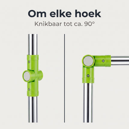 Cheqo® Telescopische Raamwisser - Knikbaar tot ca. 90 graden