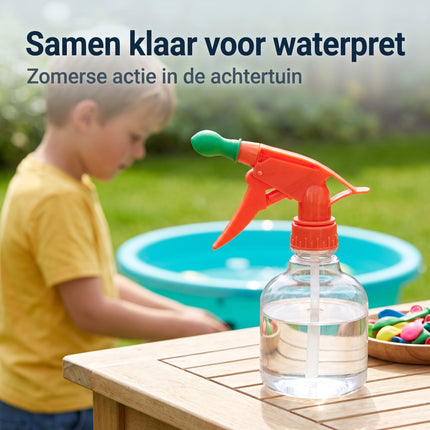 Cheqo® Waterballonnen Pomp Set van 50 - Waterballonnen - Waterballon Vuller - Waterbommen - Ballonpomp - Handpomp voor Ballonnen Vullen - Watergevecht - Buitenspeelgoed - Waterspeelgoed voor Kinderen - Zomer - Tuin - Kinderfeestje - Waterpret - Lifestyle