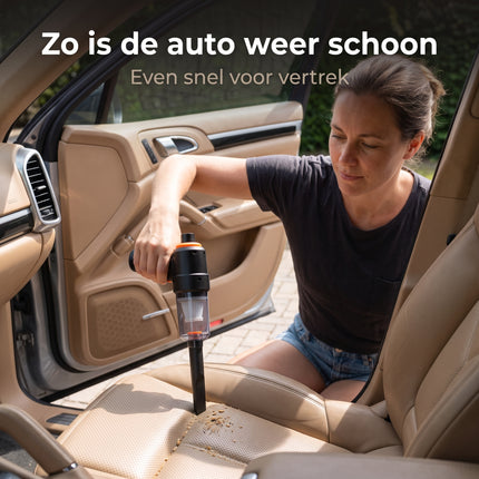 Cheqo® Mini Stofzuiger - Handstofzuiger - Kruimeldief - Lifestyle
