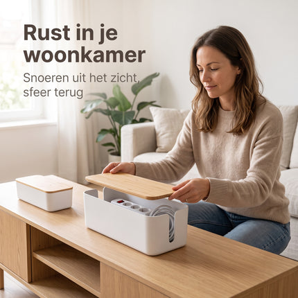 Cheqo Kabelbox Set van 3 - Lifestyle r2