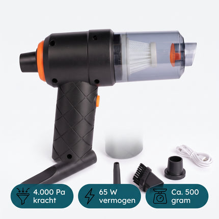 Cheqo® Mini Stofzuiger - Handstofzuiger - Kruimeldief - Specs (oude v1)