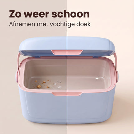 Cheqo® Koelbox - Passieve Koelbox Zonder Stroom - Draagbare Koelbox - Kleine Koelbox met Schouderband - Koeltas voor Camping en Strand - Picknick Koelbox voor Festival en Auto - Lunchbox Koeler - Isolatiebox - Koelbox Blauw - Frigobox - Bezwaarkiller