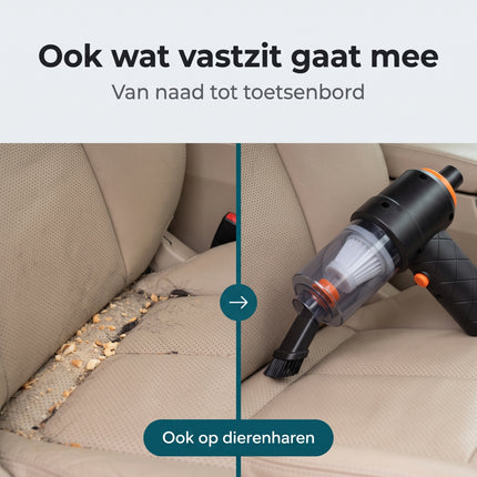Cheqo® Mini Stofzuiger - Handstofzuiger - Kruimeldief - Bezwaarkiller