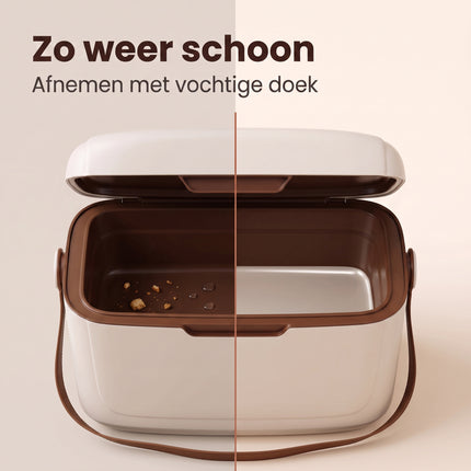 Cheqo® Koelbox - Draagbare Koelbox zonder Stroom - Passieve Koelbox met Verstelbare Draagriem - Koelbox voor Camping en Strand - Picknick Koelbox voor Auto en Boot - Koeltas voor Festival - Isolerende Koelbox met Deksel - Retro Koelbox - Bezwaarkiller