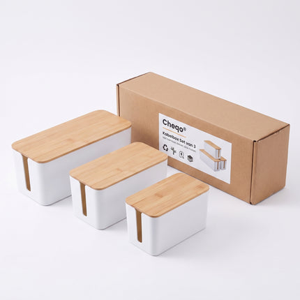 Cheqo Kabelbox Set van 3 - Verpakking r2