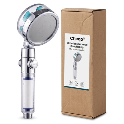 Cheqo® Waterbesparende Douchekop - Verpakking