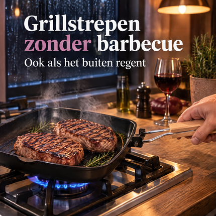 infographic opus55 infographic 1 - Cheqo® Grillpan Vierkant met Inklapbaar Houten Handvat