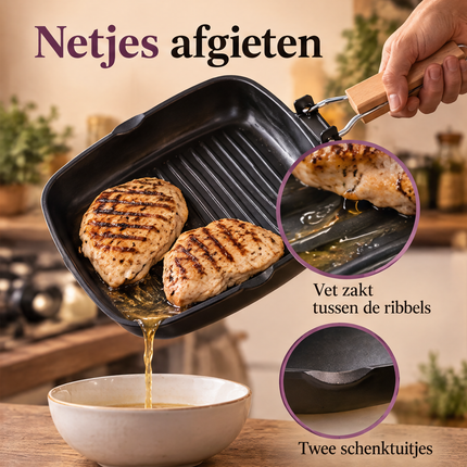 infographic opus55 infographic 3 - Cheqo® Grillpan Vierkant met Inklapbaar Houten Handvat