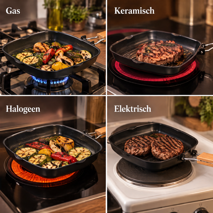 infographic opus55 infographic 6 - Cheqo® Grillpan Vierkant met Inklapbaar Houten Handvat