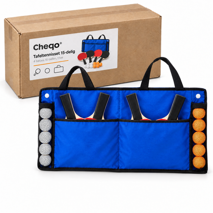 infographic opus55 verpakking - Cheqo® Tafeltennisset 15-Delig
