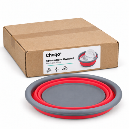 infographic opus55 verpakking - Cheqo® Opvouwbare Afwasteil
