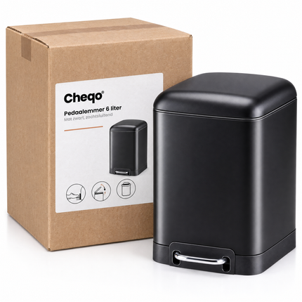 infographic opus55 verpakking - Cheqo® Pedaalemmer 6 Liter