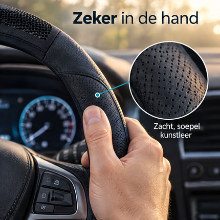 infographic opus55 infographic 3 - Cheqo® Stuurhoes Auto Zwart Geperforeerd