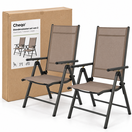 infographic opus55 verpakking - Cheqo® Tuinstoelen Set van 2