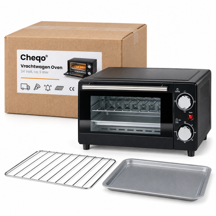 infographic opus55 verpakking - Cheqo® Vrachtwagen Oven Zwart