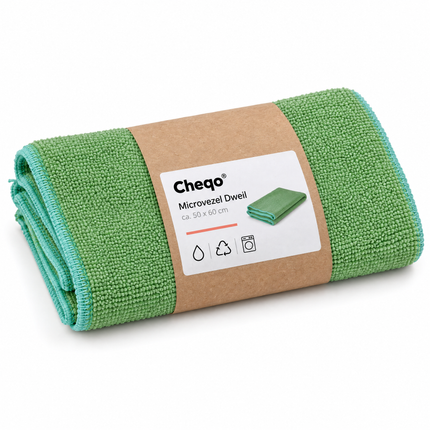 infographic opus55 verpakking - Cheqo® Microvezel Dweil Groen