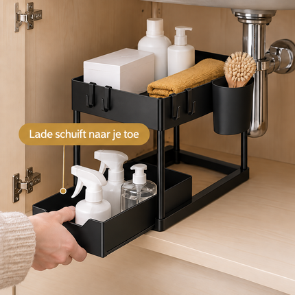 infographic opus55 infographic 2 - Cheqo® Keukenkast Organizer Zwart