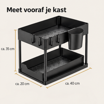 infographic opus55 infographic 4 - Cheqo® Keukenkast Organizer Zwart