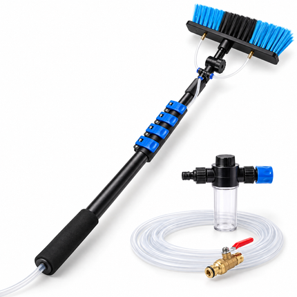 infographic opus55 hoofdafbeelding - Cheqo® Telescopische Wasborstel 7 m Blauw
