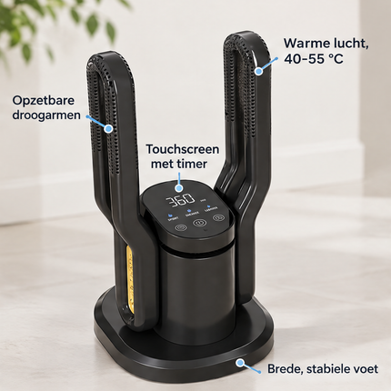 infographic opus55 infographic 2 - Cheqo® Schoenendroger met Touchscreen en Timer