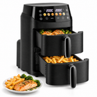 infographic opus55 hoofdafbeelding - Cheqo® Dubbele Airfryer