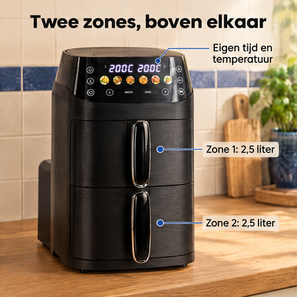 infographic opus55 infographic 2 - Cheqo® Dubbele Airfryer
