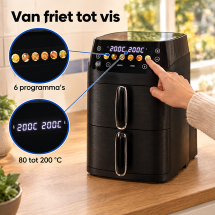 infographic opus55 infographic 4 - Cheqo® Dubbele Airfryer