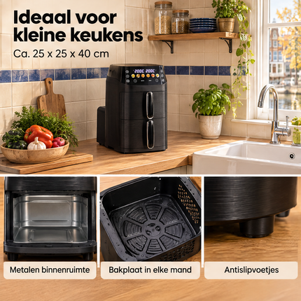 infographic opus55 infographic 5 - Cheqo® Dubbele Airfryer