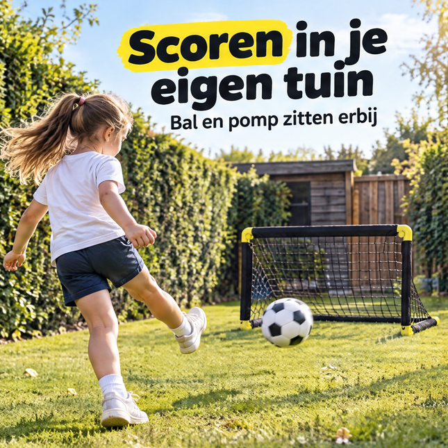 infographic opus55 infographic 1 - Cheqo® Voetbaldoel 90 cm met Bal en Pomp