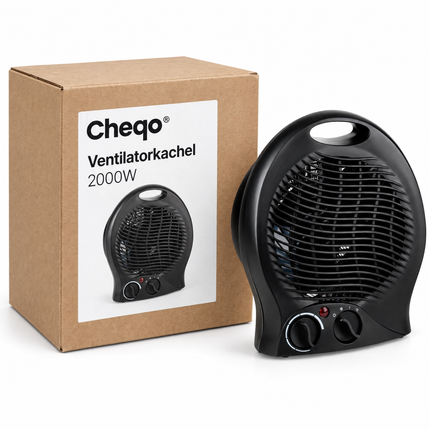 infographic opus55 verpakking - Cheqo® Ventilatorkachel 2000W