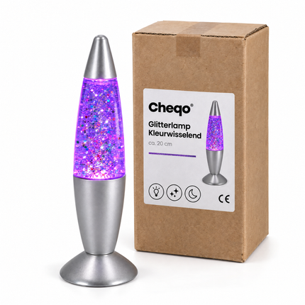 infographic opus55 verpakking - Cheqo® Glitterlamp