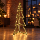 infographic opus55 hoofdafbeelding - Cheqo® LED Kerstboom 80 cm met 4 Lagen