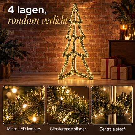 infographic opus55 infographic 3 - Cheqo® LED Kerstboom 80 cm met 4 Lagen