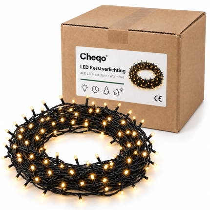 infographic opus55 verpakking - Cheqo® Kerstverlichting 480 LED